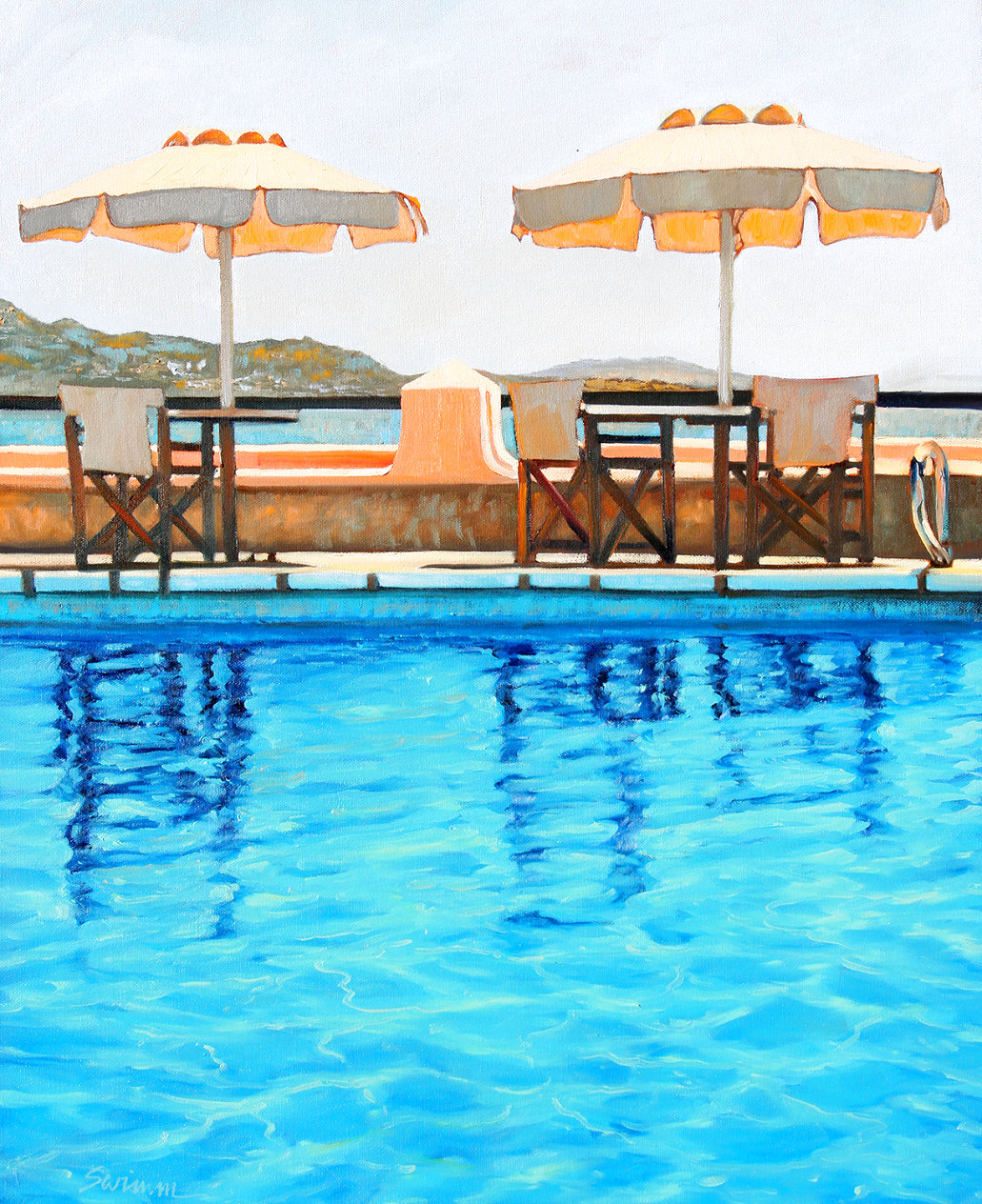 Mediterranean Memories 2021 Oil on Canvas 30x24 by Tom Swimm - For Sale ...