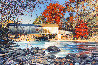 Autumn River Reflections 2021 26x38 Original Painting by Tom Swimm - 0