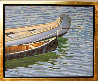 Canoe Reflections 2022 18x22 Original Painting by Tom Swimm - 1