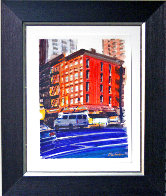 East Side Morning Watercolor 2021 18x15   NYC, New York Watercolor by Tom Swimm - 1