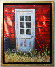 Sunlit Barn 2023 22x18 Original Painting by Tom Swimm - 1