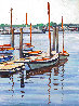 Morning in Mystic 2023 17x14 - Mystic Harbor, Connecticut Original Painting by Tom Swimm - 0