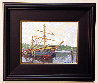 J. Conrad 2023 11x13 - Mystic Harbor, Connecticut Original Painting by Tom Swimm - 1