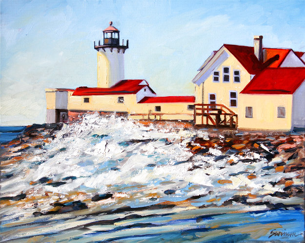 Gloucester Sun 2024 Oil on Canvas by Tom Swimm - For Sale on Art Brokerage