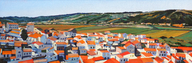 Village in the Sun 2023 Oil on Canvas by Tom Swimm - For Sale on Art ...