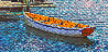 Mystic Whale Boat 2023 17x29 - Mystic Harbor, Connecticut Original Painting by Tom Swimm - 0