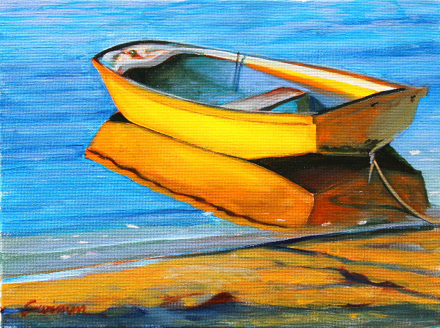 Newport Shore 17x21 - Rhode Island Original Painting by Tom Swimm