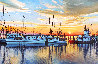 September Sunset 2021 26x38 - Maine Original Painting by Tom Swimm - 0
