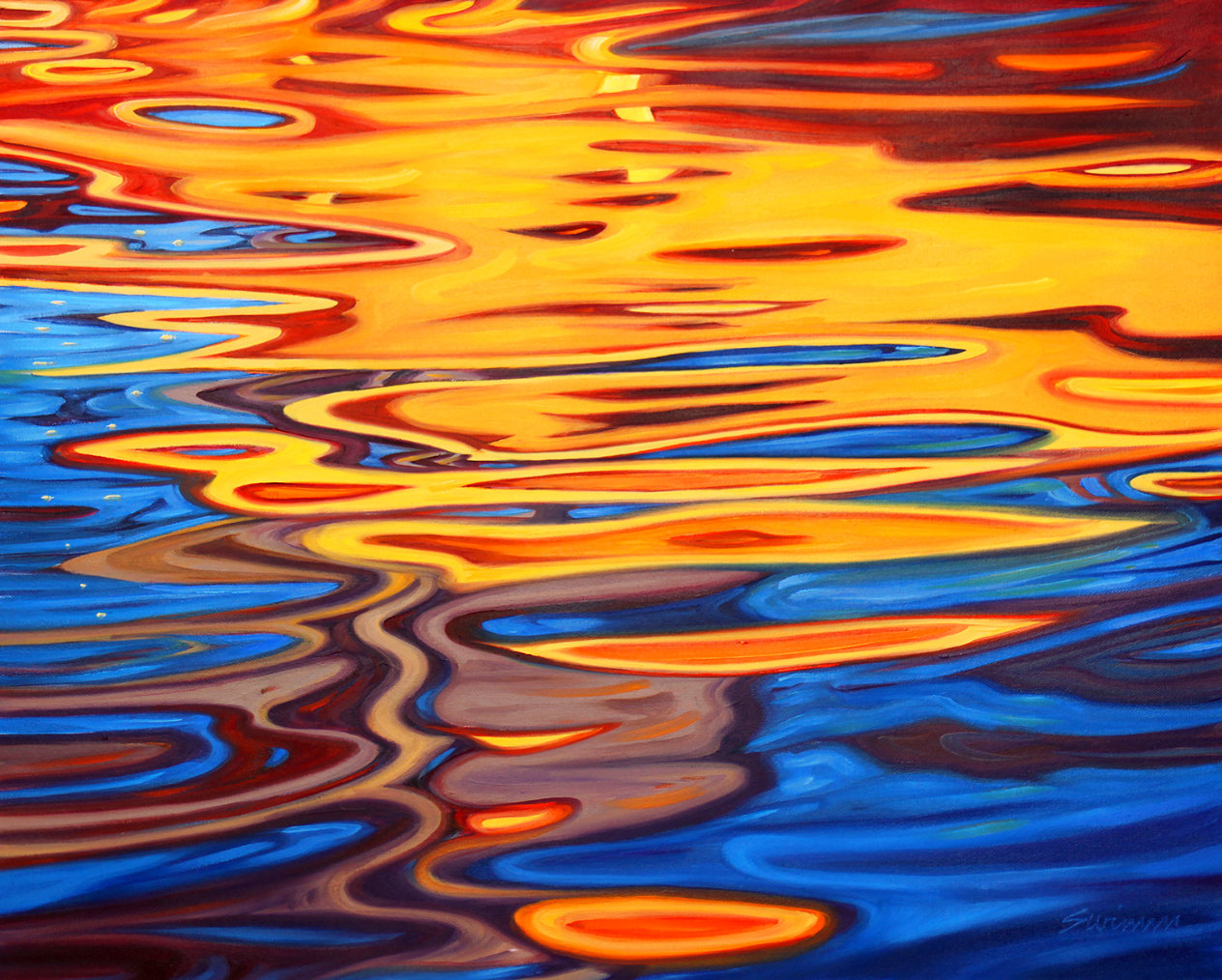 Color Currents 2018 Oil on Canvas by Tom Swimm - For Sale on Art Brokerage