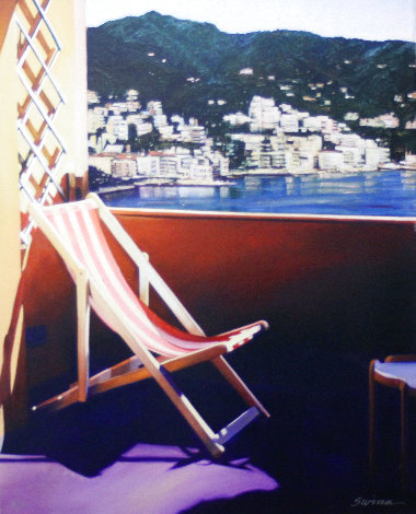 Balconies of Rapallo AP 2024 - Italy Limited Edition Print - Tom Swimm
