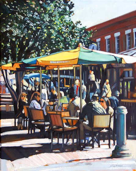 Saturday in Savannah 2024 Oil on Canvas by Tom Swimm - For Sale on Art ...