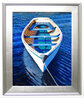 Mystic Blues 2023 25x21 - Oil on Canvas - Signed Twice Original Painting by Tom Swimm - 1