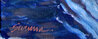 Mystic Blues 2023 25x21 - Oil on Canvas - Signed Twice Original Painting by Tom Swimm - 2