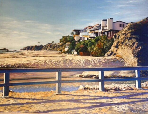 Aliso Rock 1992 Oil on Canvas 36x48 by Tom Swimm - For Sale on Art ...