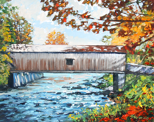Autumn Afternoon 2022 Oil on Canvas 16x20 by Tom Swimm - For Sale on ...
