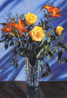Arrangement in Crystal 2008 36x25 Original Painting - Tom Swimm Arrangement in Crystal 2008 36x25 Original Painting - Tom Swimm