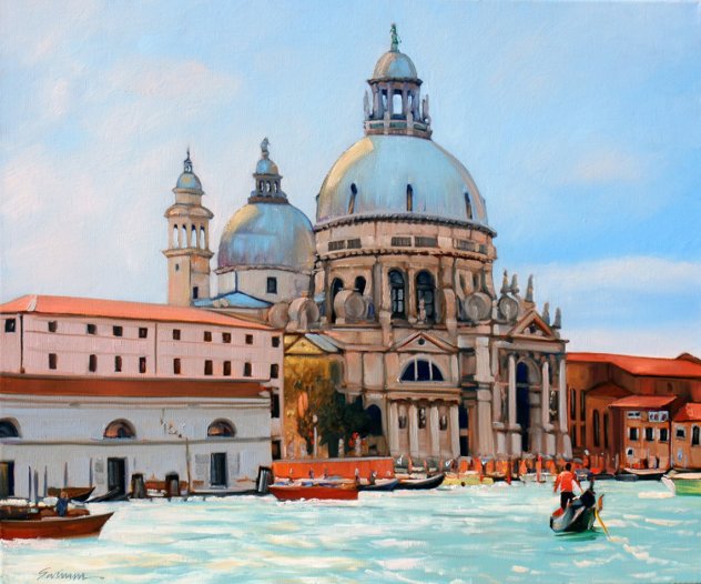 Venice in the Sun 2014 20x24 Original Painting by Tom Swimm