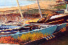 Catamarans At Sunset 2012 24x30 Original Painting by Tom Swimm - 3 Catamarans At Sunset 2012 24x30 Original Painting by Tom Swimm - 3