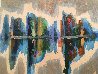 Canoe Lake Series (Set of 5) Original Painting by Kurt Swinghammer - 2