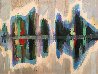Canoe Lake Series (Set of 5) Original Painting by Kurt Swinghammer - 3