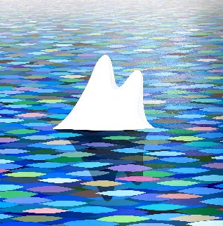 Melt 2018 48x48 Huge Original Painting - Kurt Swinghammer Melt 2018 48x48 Huge Original Painting - Kurt Swinghammer