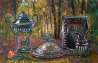 Supper in the Forest 1999 22x34 Original Painting by Edward Tabachnik - 0