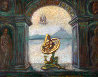 Sundial 1996 24x30 Original Painting by Edward Tabachnik - 0