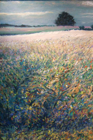 View From Studio 2003 42x30 Original Painting - Jeff Tabor