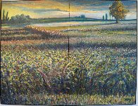 Green Hill Diptych 2003 37x49 Original Painting by Jeff Tabor - 1 Green Hill Diptych 2003 37x49 Original Painting by Jeff Tabor - 1