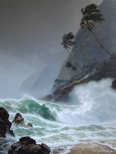 Season of the Winds 1998 - Koa Frame Limited Edition Print by Roy Tabora