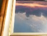 Last Light Across the Horizon 1990 42x52 Huge - Hawaii - Koa Wood Frame Original Painting by Roy Tabora - 5
