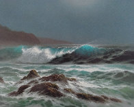 Moonlit Surf Limited Edition Print by Roy Tabora - 0