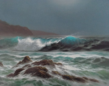 Moonlit Surf Limited Edition Print - Roy Tabora Moonlit Surf Limited Edition Print - Roy Tabora