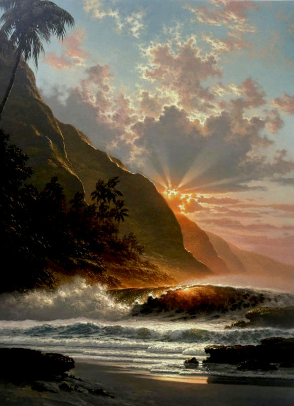 Behold the Summer Sun Limited Edition Lithograph by Roy Tabora - For Sale  on Art Brokerage