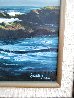Untitled Seascape 1982 16x20 Original Painting by Roy Tabora - 2