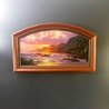 Renaissance 2010 Embellished Giclee Canvas -  Huge 32x56 - Koa Frame - Hawaii - Signed Twice Limited Edition Print by Roy Tabora - 2