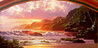 Renaissance 2010 Embellished Giclee Canvas -  Huge 32x56 - Koa Frame - Hawaii - Signed Twice Limited Edition Print by Roy Tabora - 0