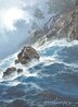 Reflecting Moonbeams 28x23 Koa Wood Framed Oil on Canvas Original Painting by Roy Tabora - 0