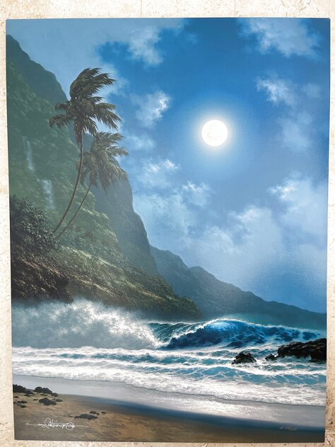 Afternoon Mist 1999 - Koa Frame by Roy Tabora - For Sale on Art