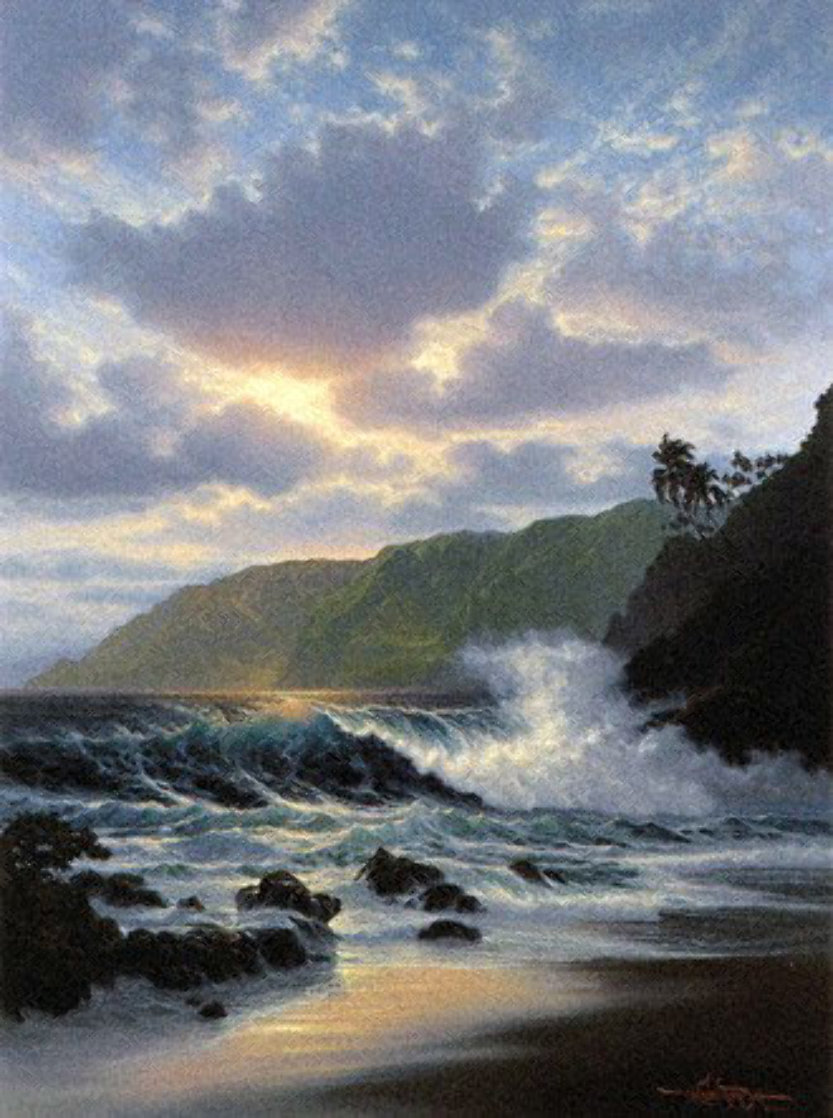 Island Rapture With Remarque Hawaii Limited Edition Print by Roy Tabora Island Rapture With Remarque Hawaii Limited Edition Print by Roy Tabora