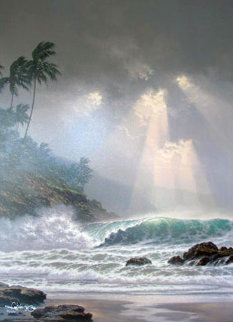 Through Days of Gray Hawaii 2000 Embellished Limited Edition Print - Roy Tabora Through Days of Gray Hawaii 2000 Embellished Limited Edition Print - Roy Tabora