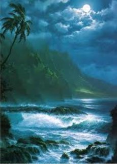 Moonlight Rhapsody Hawaii 1993 Limited Edition Print - Roy Tabora Moonlight Rhapsody Hawaii 1993 Limited Edition Print - Roy Tabora