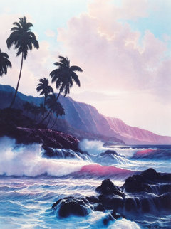 Evening Splendor  Hawaii 1985 Limited Edition Print - Roy Tabora