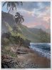 Bali Hai Forever Paradise Diptych Remarque 1990 Limited Edition Print by Roy Tabora - 4