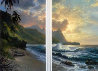 Bali Hai Forever Paradise Diptych Remarque 1990 Limited Edition Print by Roy Tabora - 0