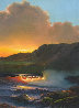 Kai Poi (Breaking Waves) 1985 Kauai 16x14 Hawaii Original Painting by Roy Tabora - 0