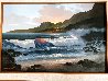 Summer Evening 1985 32x44 Huge - Koa Wood Frame Original Painting by Roy Tabora - 4