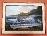 Summer Evening 1985 32x44 Huge - Koa Wood Frame Original Painting by Roy Tabora - 4