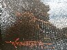 Summer Evening 1985 32x44 Huge - Koa Wood Frame Original Painting by Roy Tabora - 6