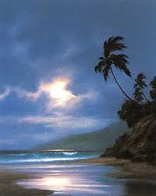 A Gentle Surge Greets the Morning Sun AP 1993 Limited Edition Print by Roy Tabora - 0 A Gentle Surge Greets the Morning Sun AP 1993 Limited Edition Print by Roy Tabora - 0